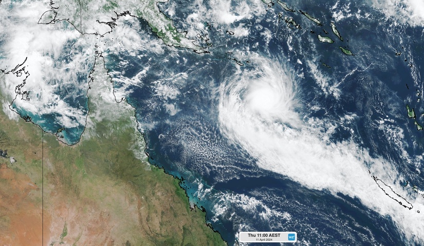 Tropical Cyclone Paul forms in Australian region