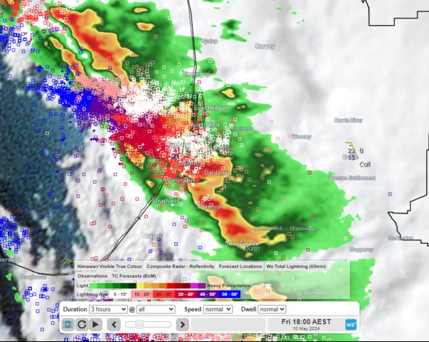 Tornado tears through Bunbury as severe thunderstorms continue in southwest WA