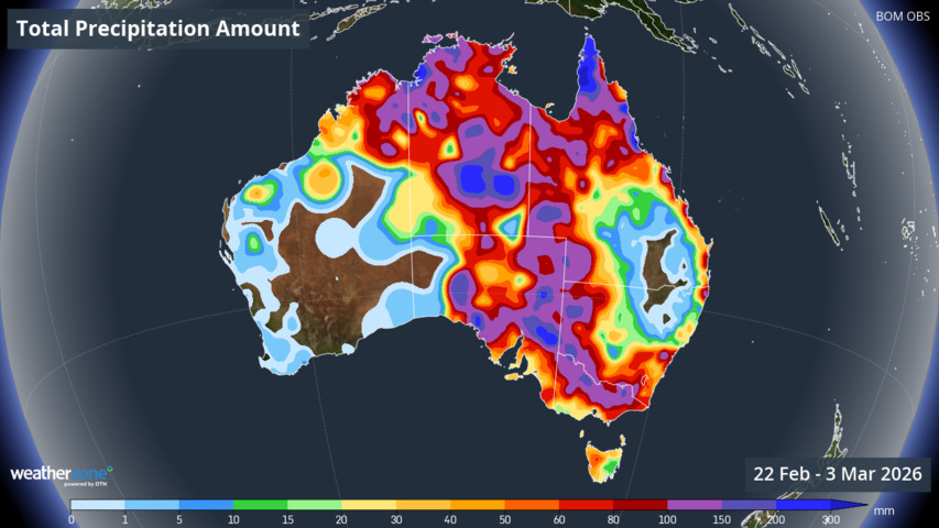 10 days of record-breaking inland rain