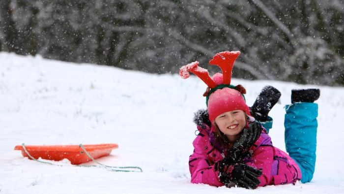 Summer snow storm at Falls Creek